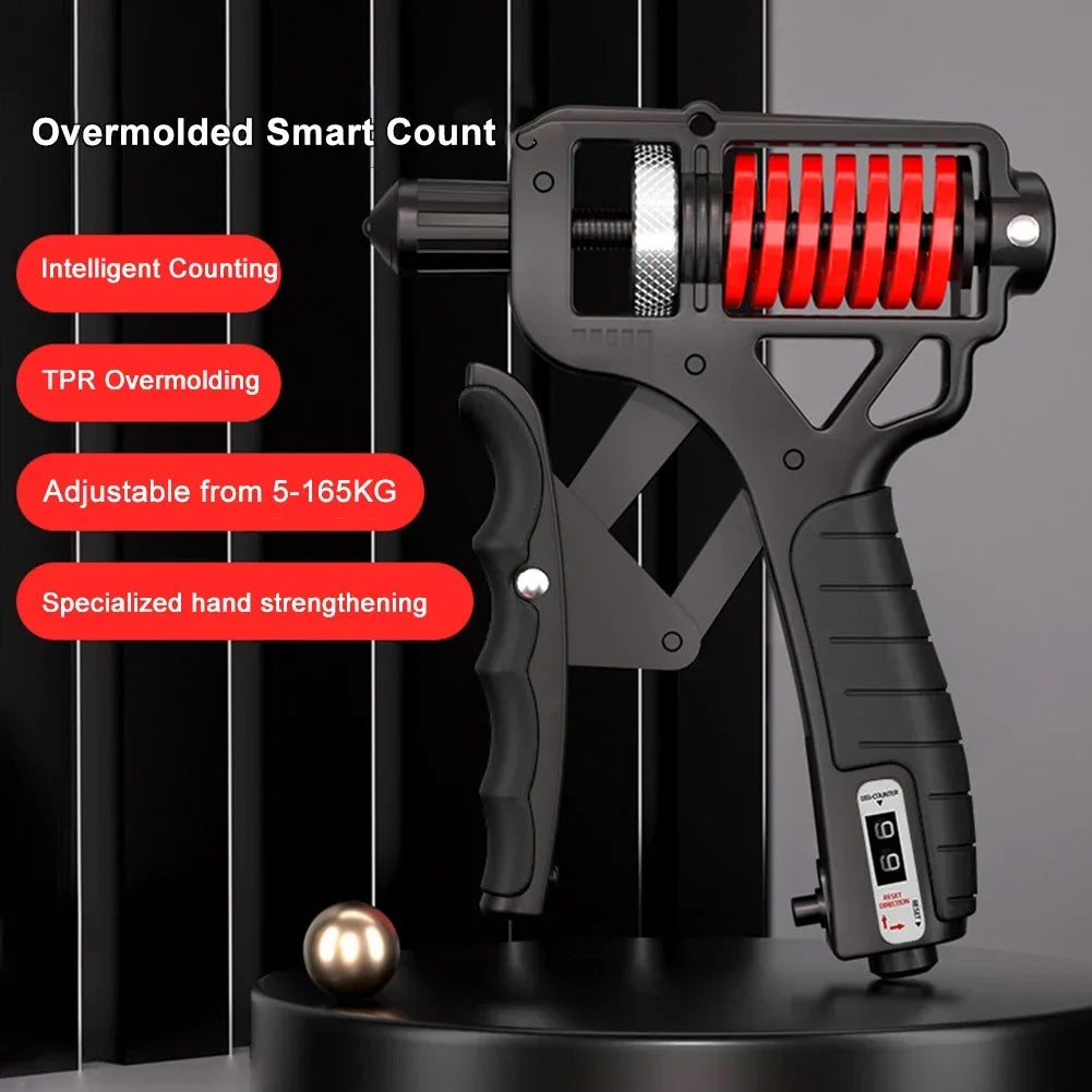Adjustable Hand Grip Strengthener 5–165kg / 5–100kg Forearm Trainer