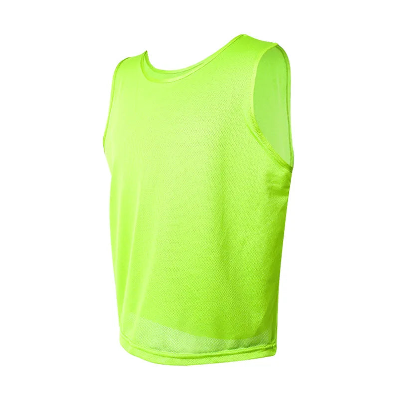 6/12PCS Soccer Training Pinnies – Breathable Team Sports Vests