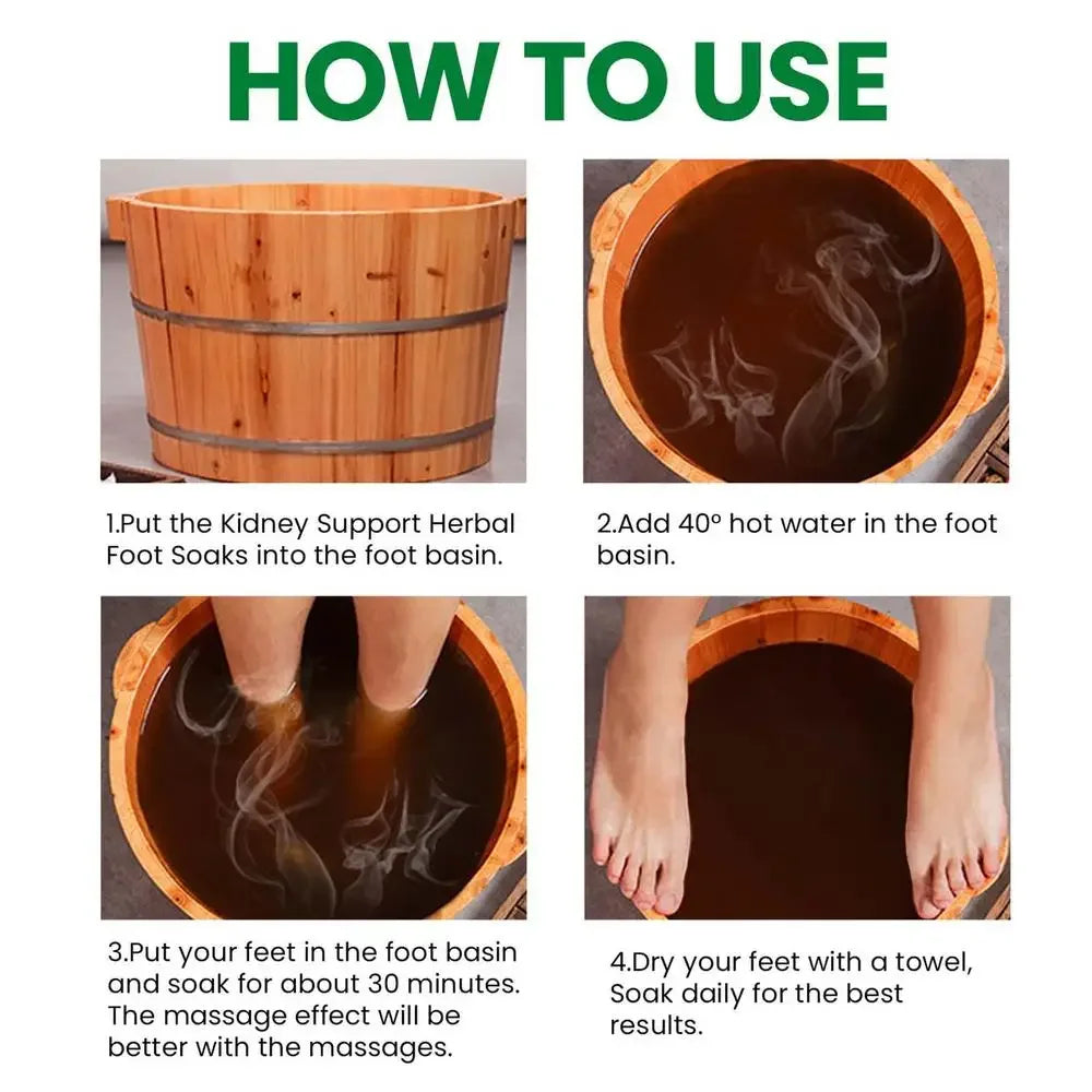 Natural Mugwort Foot Bath Powder – Herbal Detox Soak, Relaxation, Warmth & Better Sleep Support