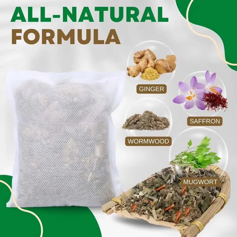 Natural Mugwort Foot Bath Powder – Herbal Detox Soak, Relaxation, Warmth & Better Sleep Support