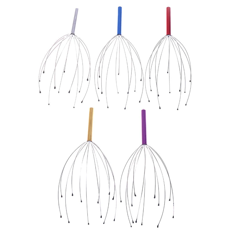 Octopus Head & Neck Massager – Manual Scalp Stress Reliever Pressure Relaxation Tool