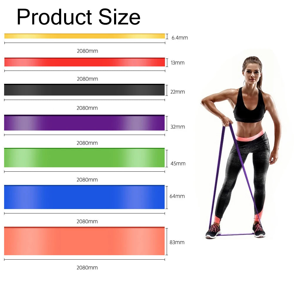 Heavy Resistance Band Set – Latex Strength Training & Pull-Up Assist Bands