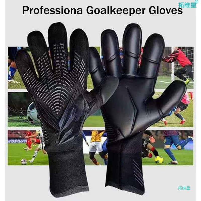 Pro Goalkeeper Gloves – Latex Soccer Goalie Gloves for Kids & Adults Training Match