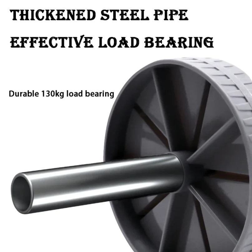 Ab Roller Wheel Heavy-Duty Non-Slip Silent Core Trainer for Home Fitness