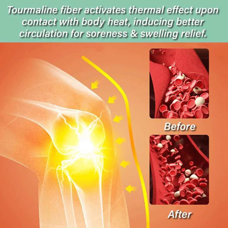 Self-Heating Knee Pads – Magnetic Compression Brace for Arthritis & Joint Pain Relief