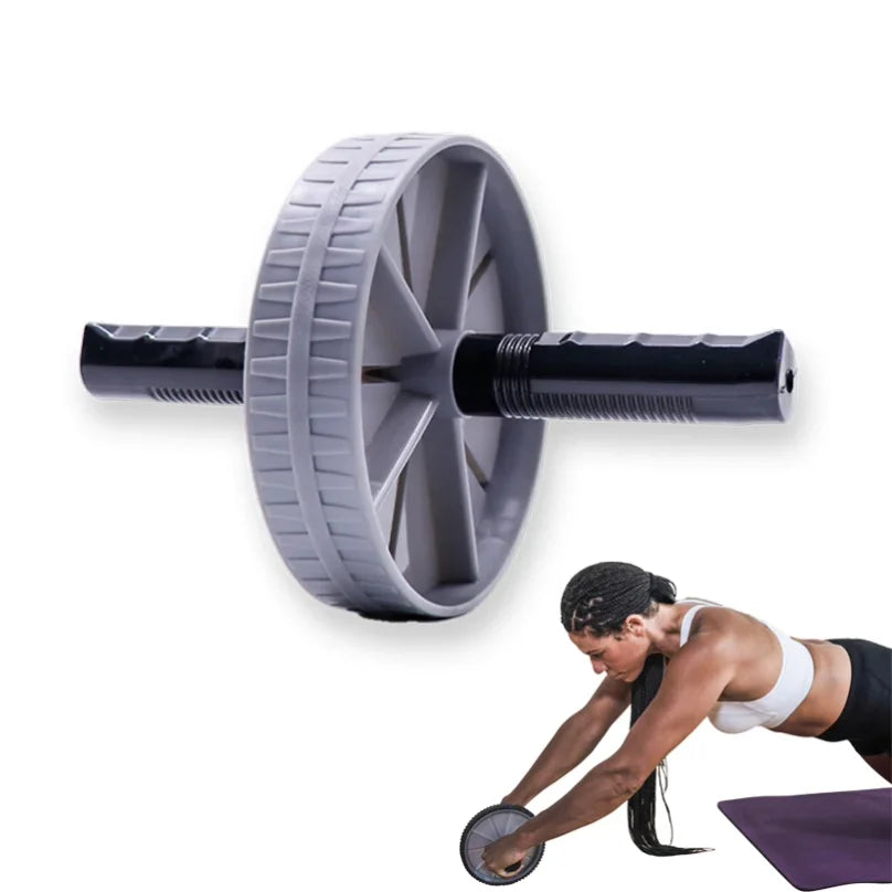 Ab Roller Wheel Heavy-Duty Non-Slip Silent Core Trainer for Home Fitness