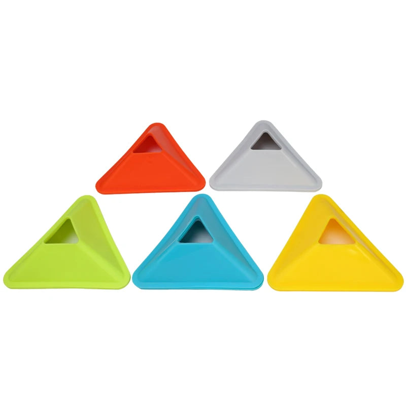 20/40PCS Triangle Soccer Cones – Agility Training Markers for Football & Sports Drills