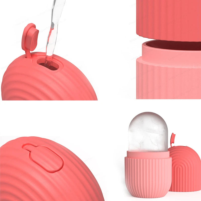 2-in-1 Ice Roller & Face Cleanser – Cooling, Depuffing & Pore Tightening