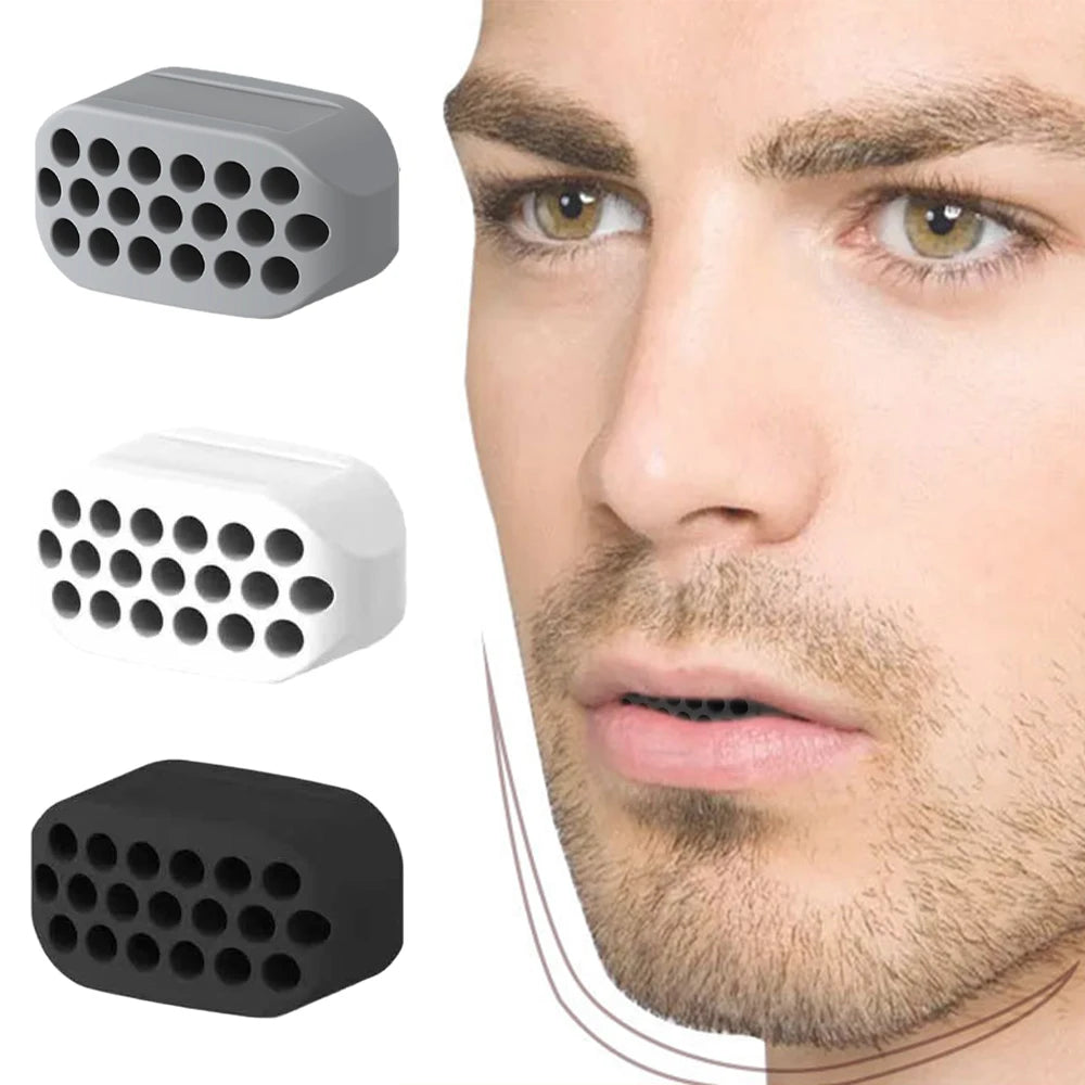 Silicone Jaw Exerciser (2-Pack) – Face & Jawline Trainer, BPA-Free