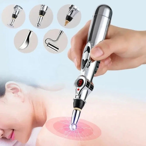 ⚡ Electric Acupuncture Massage Pen – Meridian Energy Laser Pen for Body Pain Relief