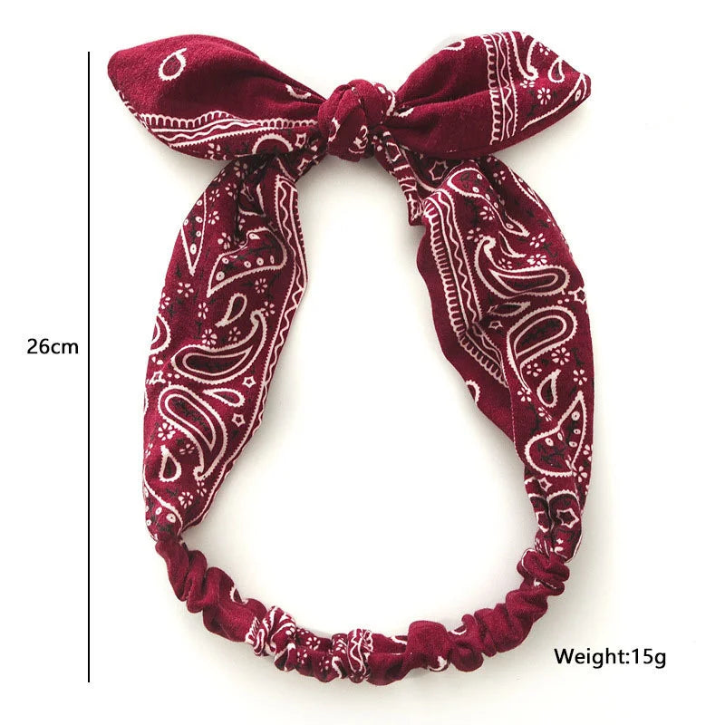 💫 Boho Soft Vintage Headbands – Cross Knot Elastic Hair Turban