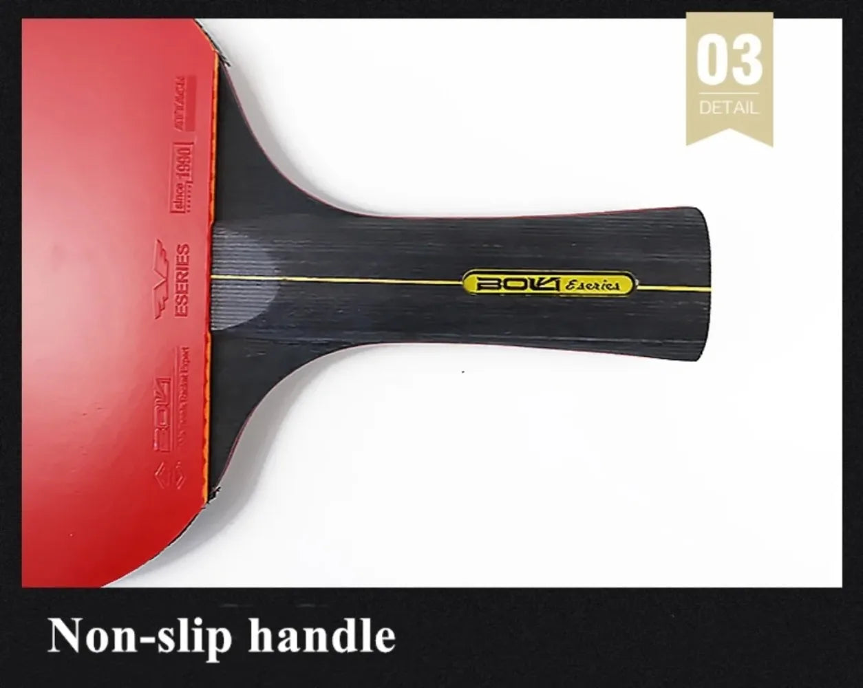 5/6 Star Professional Ping Pong Racket Set – 2 Bats + Bag