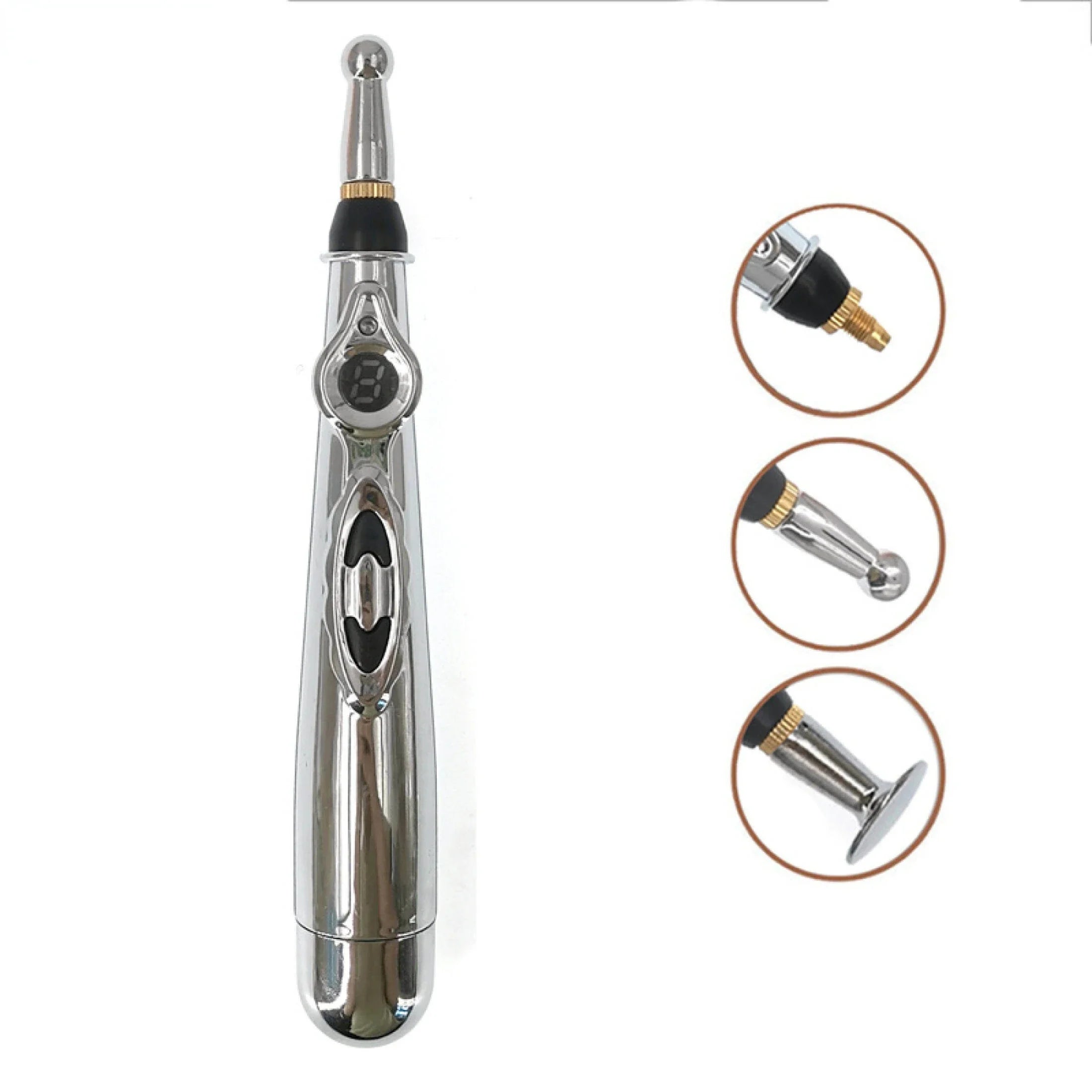 Electric Acupuncture Massage Pen – Meridian Energy Therapy Laser Pen for Body Pain Relief & Relaxation