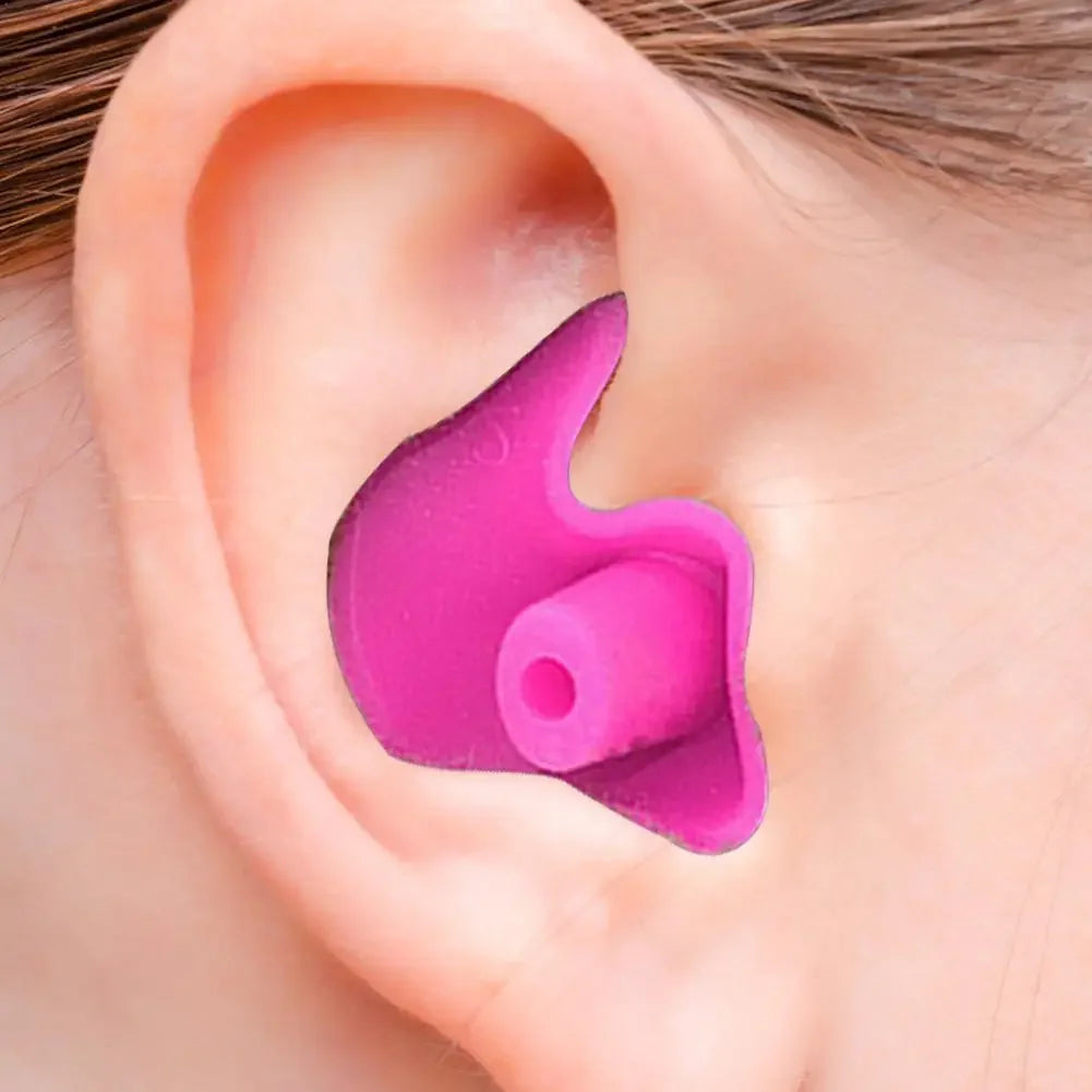 🧏 1 Pair Waterproof Earplugs – Soft Silicone Swimming Accessory