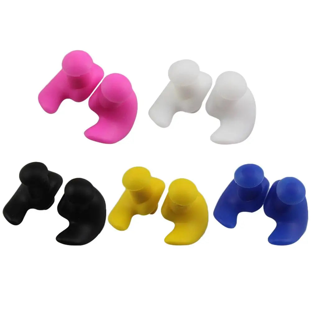🧏 1 Pair Waterproof Earplugs – Soft Silicone Swimming Accessory