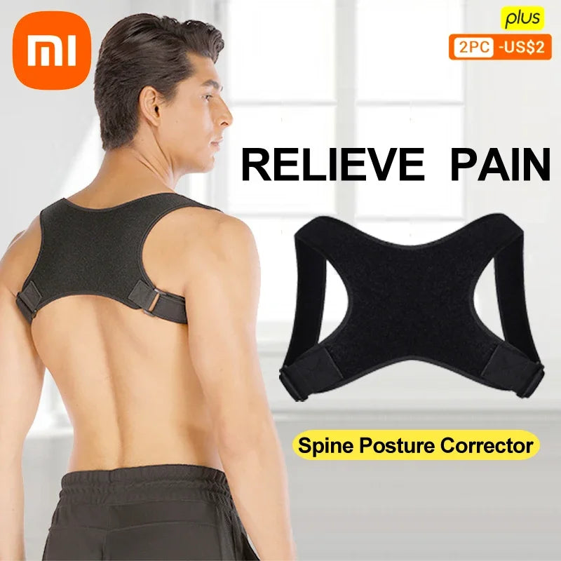 Xiaomi Spine Posture Corrector – Adjustable Back & Shoulder Brace for Humpback, Pain Relief & Support
