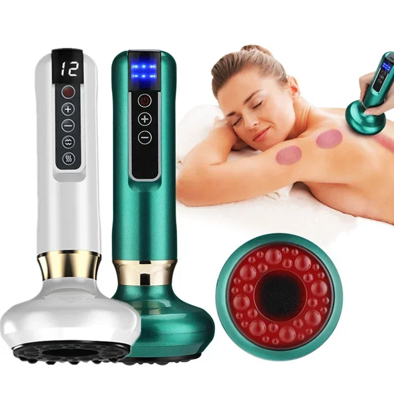 Tricolor Electric Gua Sha Massager – Anti-Cellulite Vacuum Therapy Cup
