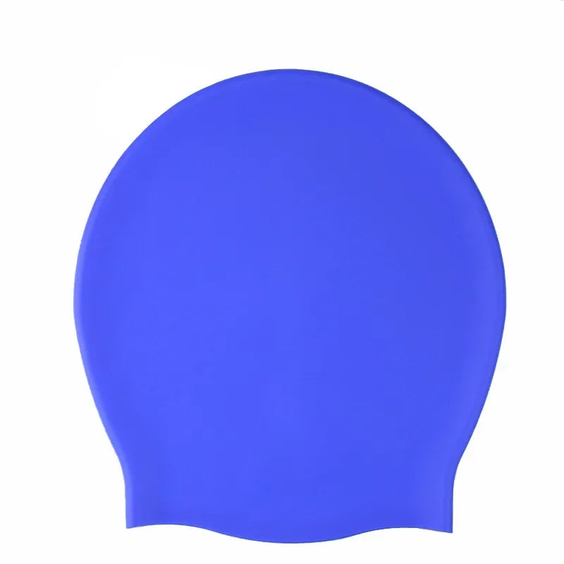 💦 Large Waterproof Silicone Swim Cap