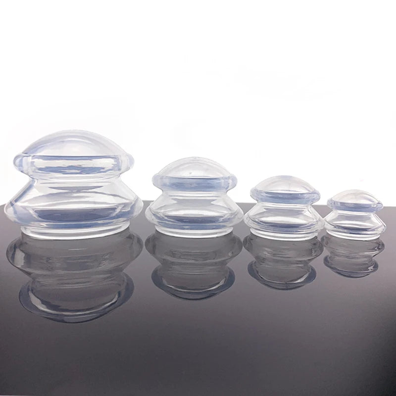 Silicone Vacuum Cupping Set – Anti-Cellulite Massage Gua Sha Cups for Body