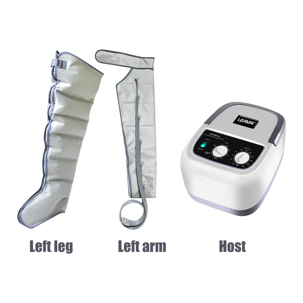 Air Compression Leg Massager with Heat & Vibration – Recovery & Circulation