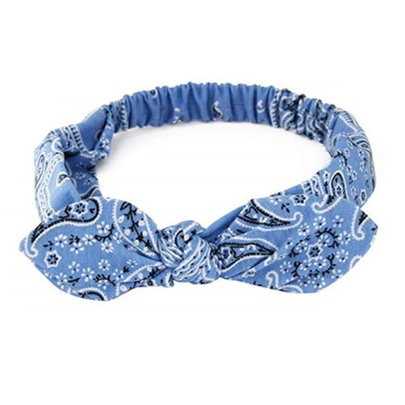 💫 Boho Soft Vintage Headbands – Cross Knot Elastic Hair Turban