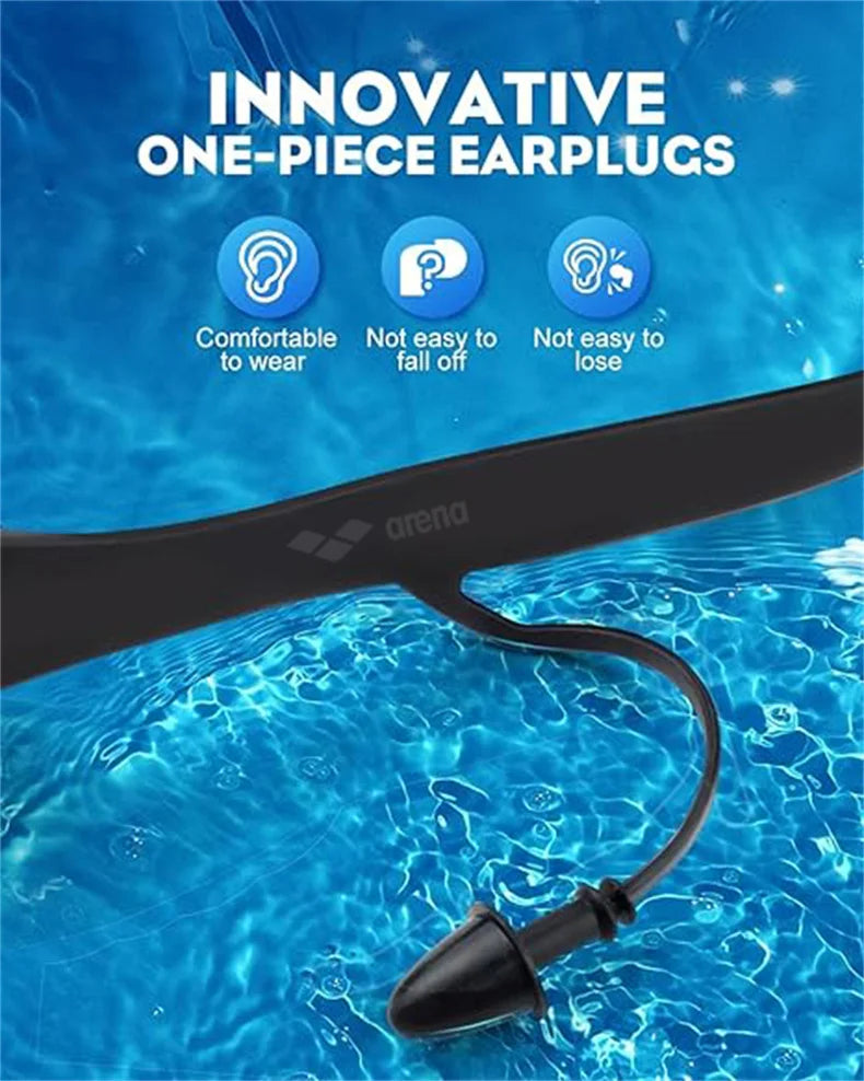 🥇 ARENA Pro Swim Goggles with Earplugs