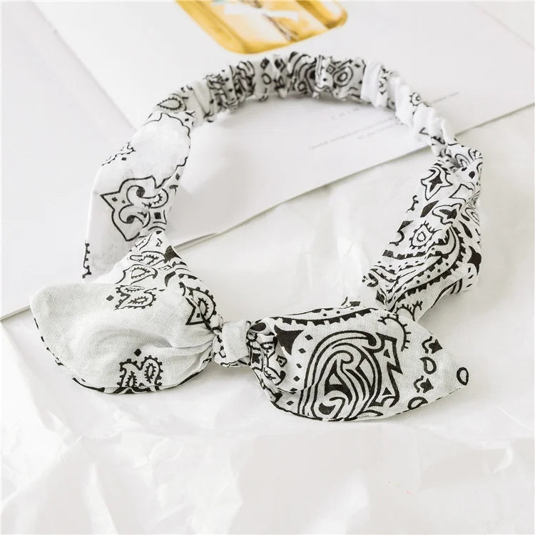 💫 Boho Soft Vintage Headbands – Cross Knot Elastic Hair Turban