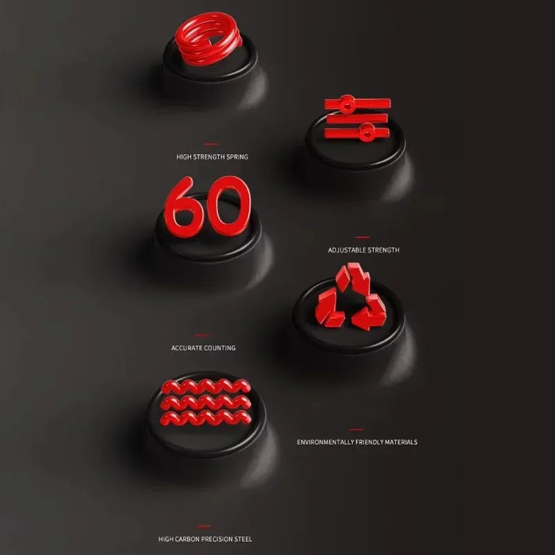 Adjustable Hand Grip Strengthener 5–165kg / 5–100kg Forearm Trainer