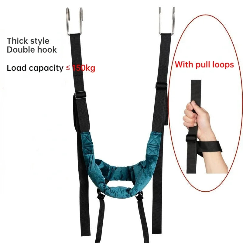 Adjustable Cervical Neck Traction Belt – Spine Stretcher Sling for Neck Pain Relief & Posture Alignment