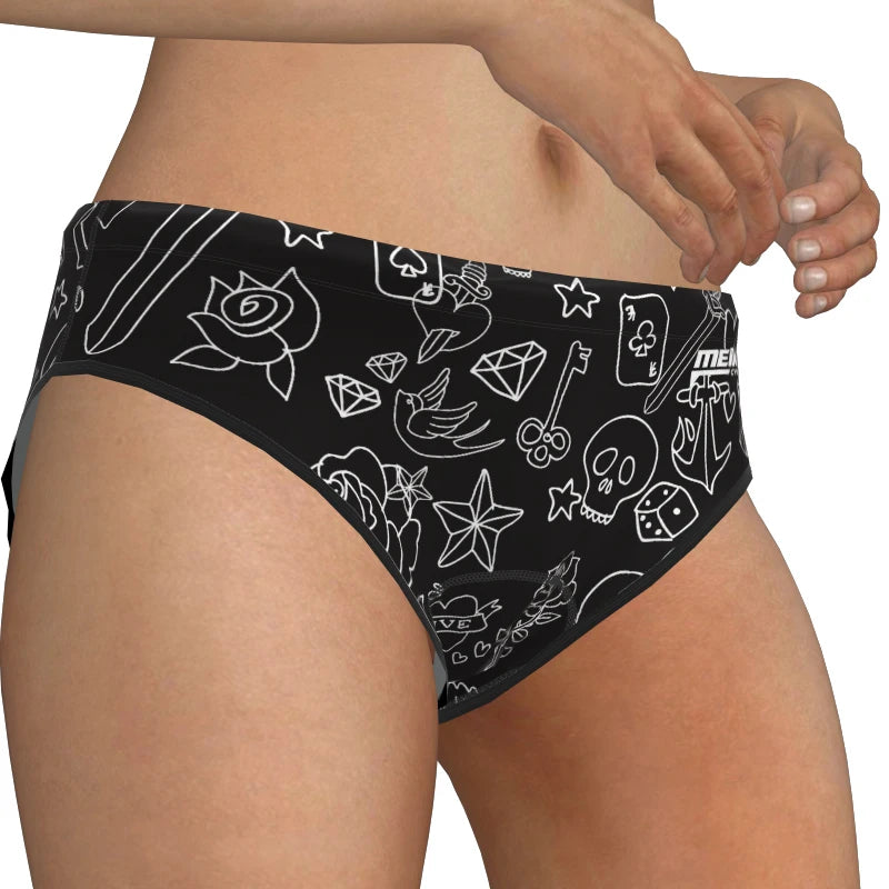 🚴 Women’s 3D Padded Cycling Underwear – Triangle Bicycle Briefs Shorts