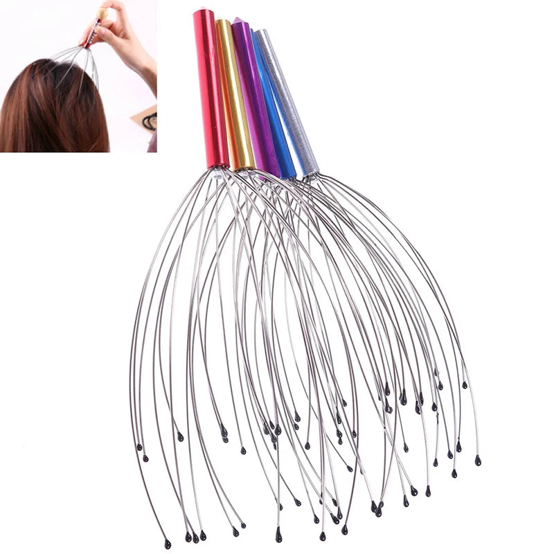 Octopus Head & Neck Massager – Manual Scalp Stress Reliever Pressure Relaxation Tool