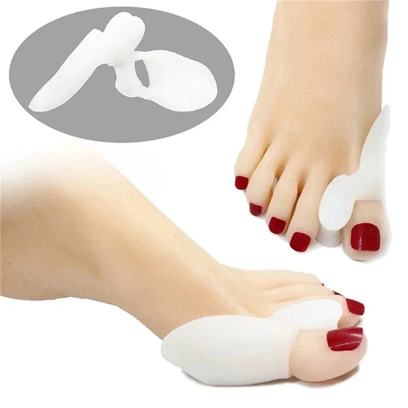Silicone Gel Toe Separators – Bunion & Thumb Corrector for Pain Relief and Toe Alignment