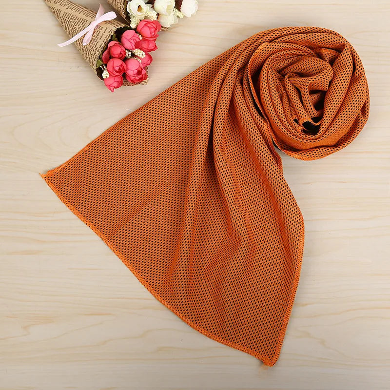 🧊 Cooling Ice Towel – Quick-Dry Microfiber Sports Towel for Fitness, Outdoor, Camping & Sweat Wiping