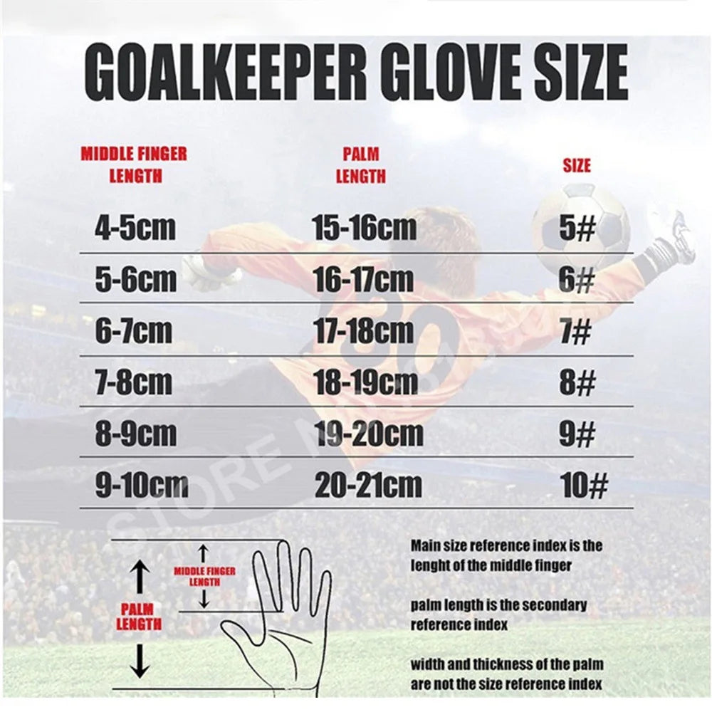 Pro Goalkeeper Gloves – Latex Soccer Goalie Gloves for Kids & Adults Training Match