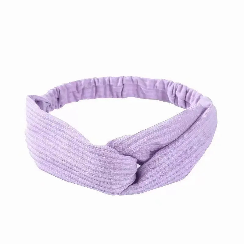 💫 Boho Soft Vintage Headbands – Cross Knot Elastic Hair Turban