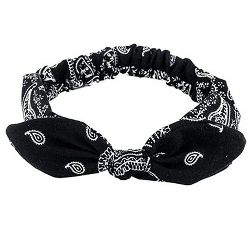💫 Boho Soft Vintage Headbands – Cross Knot Elastic Hair Turban