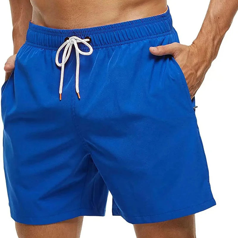 🩲 Men’s Swim Trunks with Mesh Lining – Soft & Breathable
