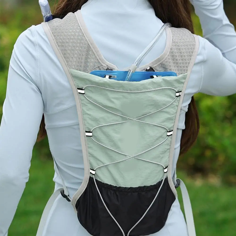 5L Reflective Hydration Running Vest – Lightweight Water Pack Marathon Cycling