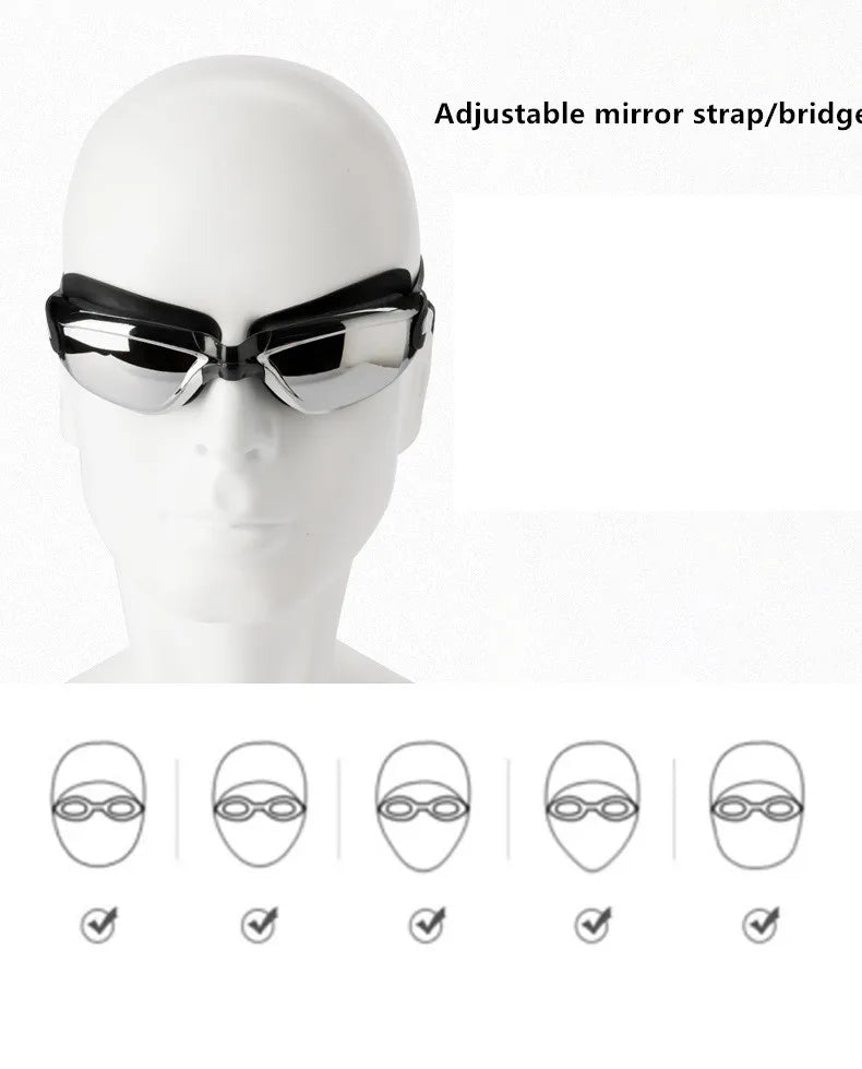 🥇 ARENA Pro Swim Goggles with Earplugs