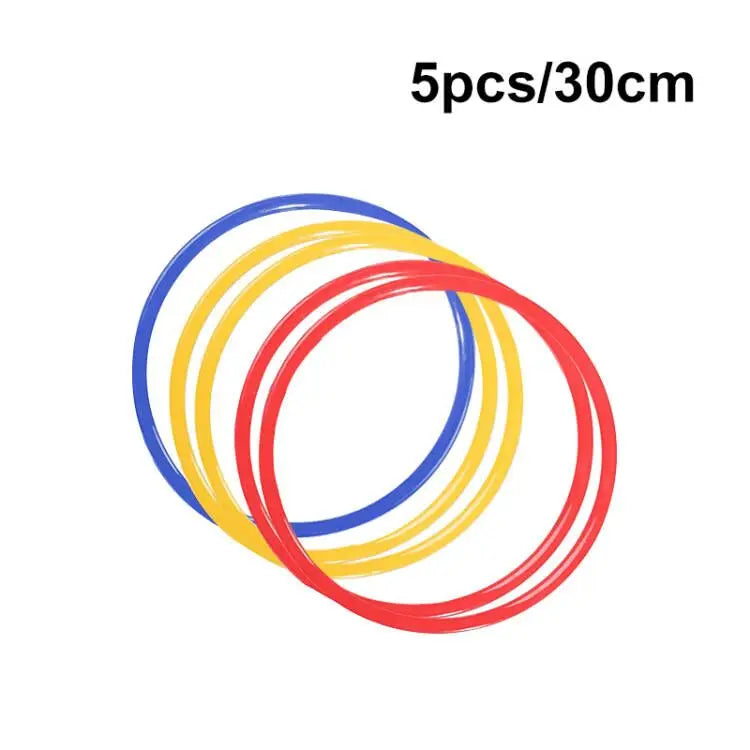 5/12PCS Agility Training Rings – Football Soccer Speed Ladder Sport Equipment