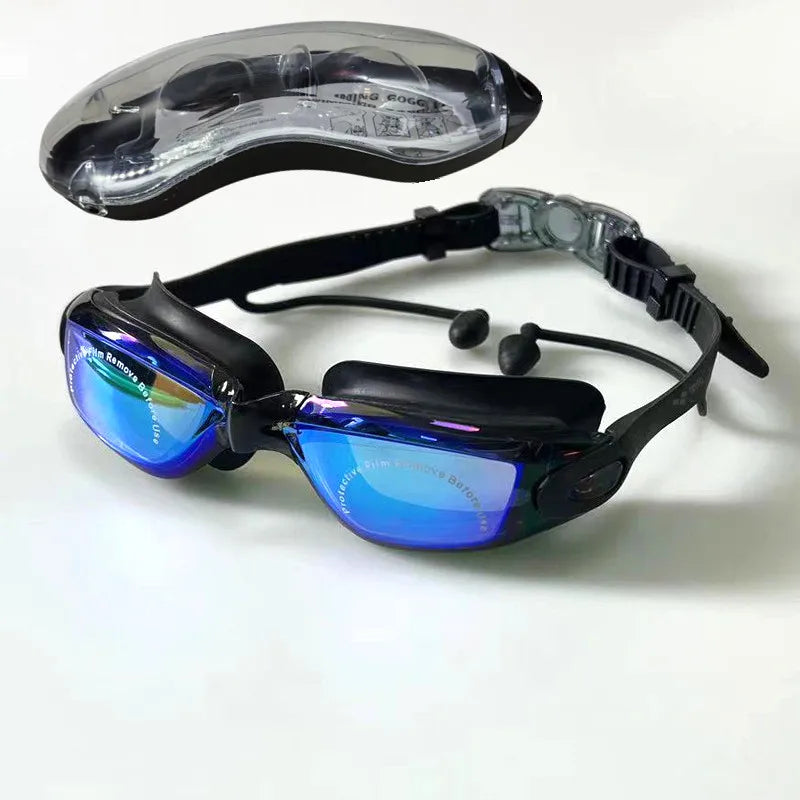 🥇 ARENA Pro Swim Goggles with Earplugs