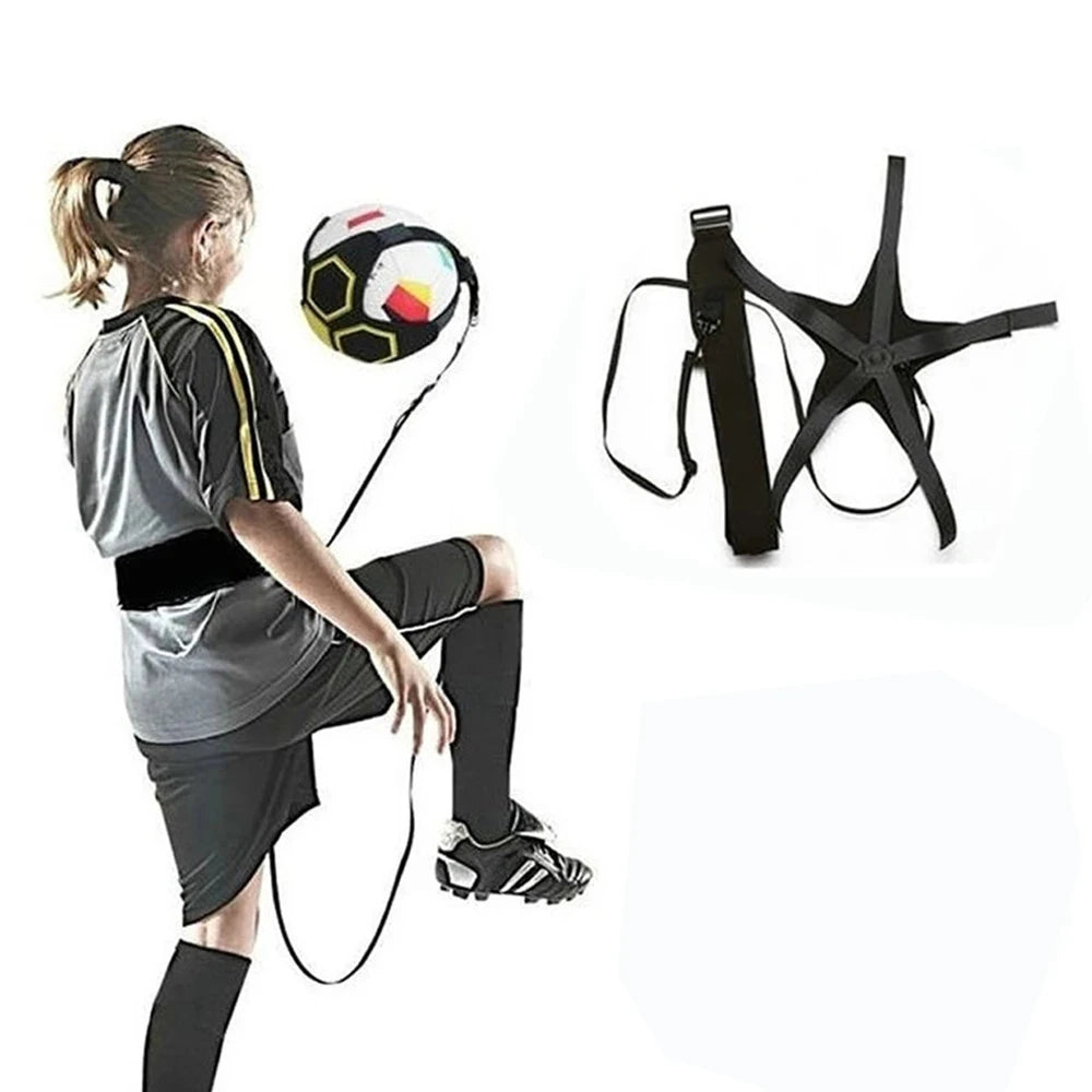 🏃‍♂️ Football or Soccer Juggle Belt Trainer – Kids Solo Football Kick Training Tool