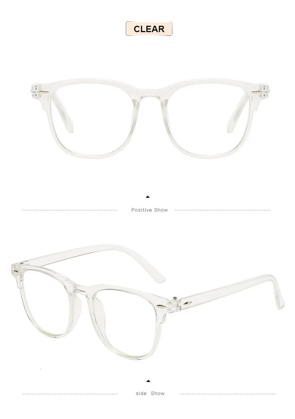 Anti Blue Light Glasses – Clear Frame Unisex Computer Gaming Eyewear