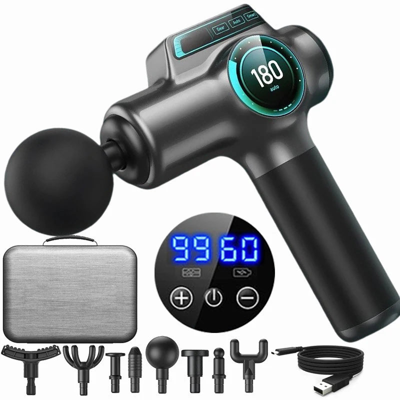 99-Speed Muscle Massage Gun – Professional Deep Tissue Massager for Neck & Back Pain