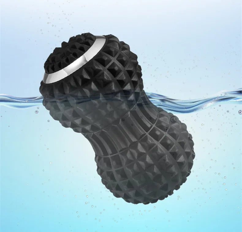 Vibrating Peanut Massage Ball – 4-Speed Electric USB Foam Roller Ball