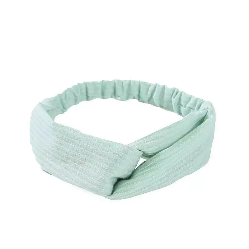 💫 Boho Soft Vintage Headbands – Cross Knot Elastic Hair Turban