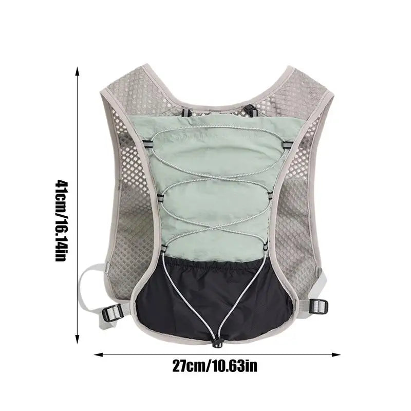 5L Reflective Hydration Running Vest – Lightweight Water Pack Marathon Cycling