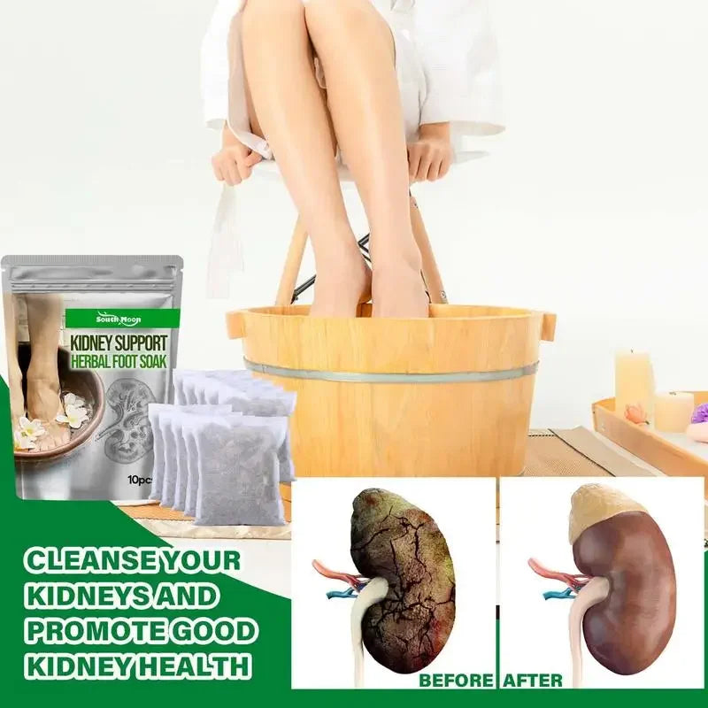 Natural Mugwort Foot Bath Powder – Herbal Detox Soak, Relaxation, Warmth & Better Sleep Support