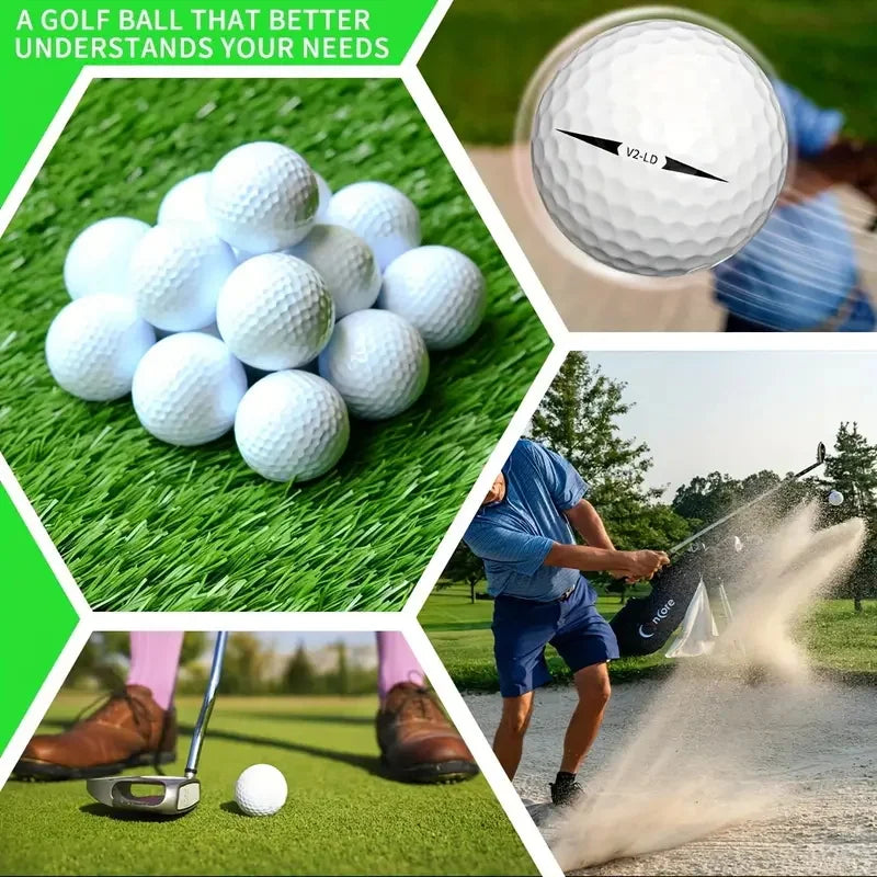 🏌️ 10PCS PU Foam Golf Balls – Elastic Indoor & Outdoor Practice Balls