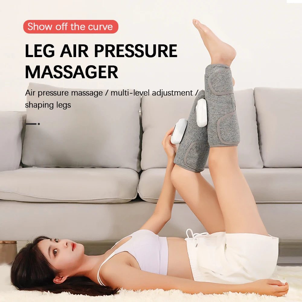 Wireless Leg Massager – Rechargeable Air Compression Calf & Foot Massage for Muscle Pain Relief